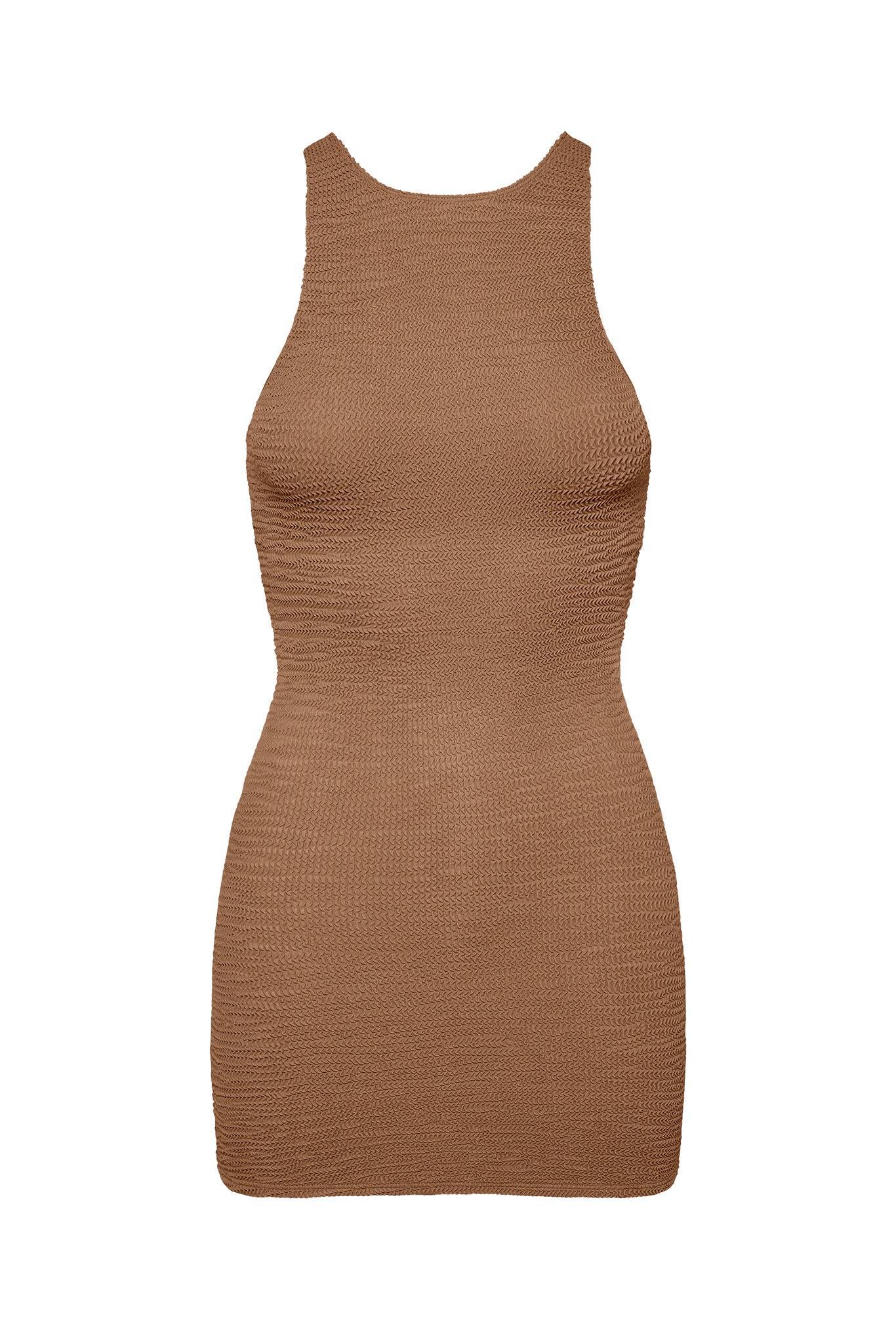 Kokomo Dress - Husk Crinkle Product Image