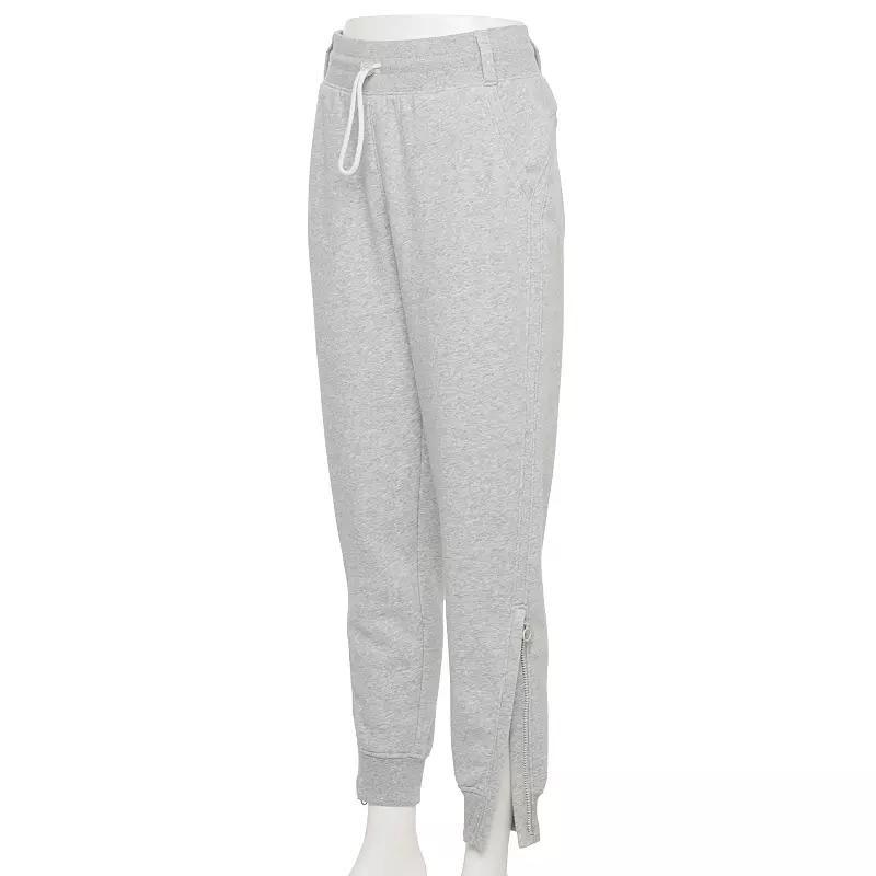 Womens Tek Gear Adaptive Ultrasoft Fleece Joggers Dark Frost Grey Product Image