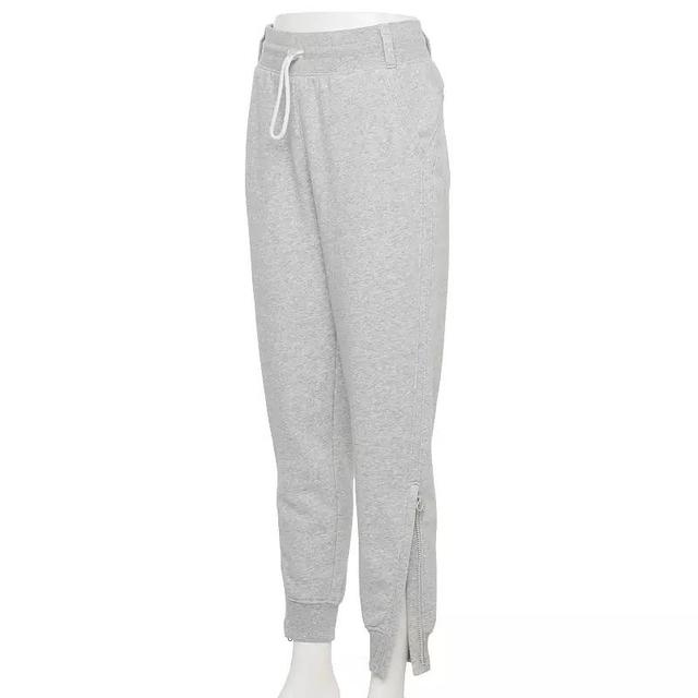 Womens Tek Gear Adaptive Ultrasoft Fleece Joggers Dark Frost Grey Product Image