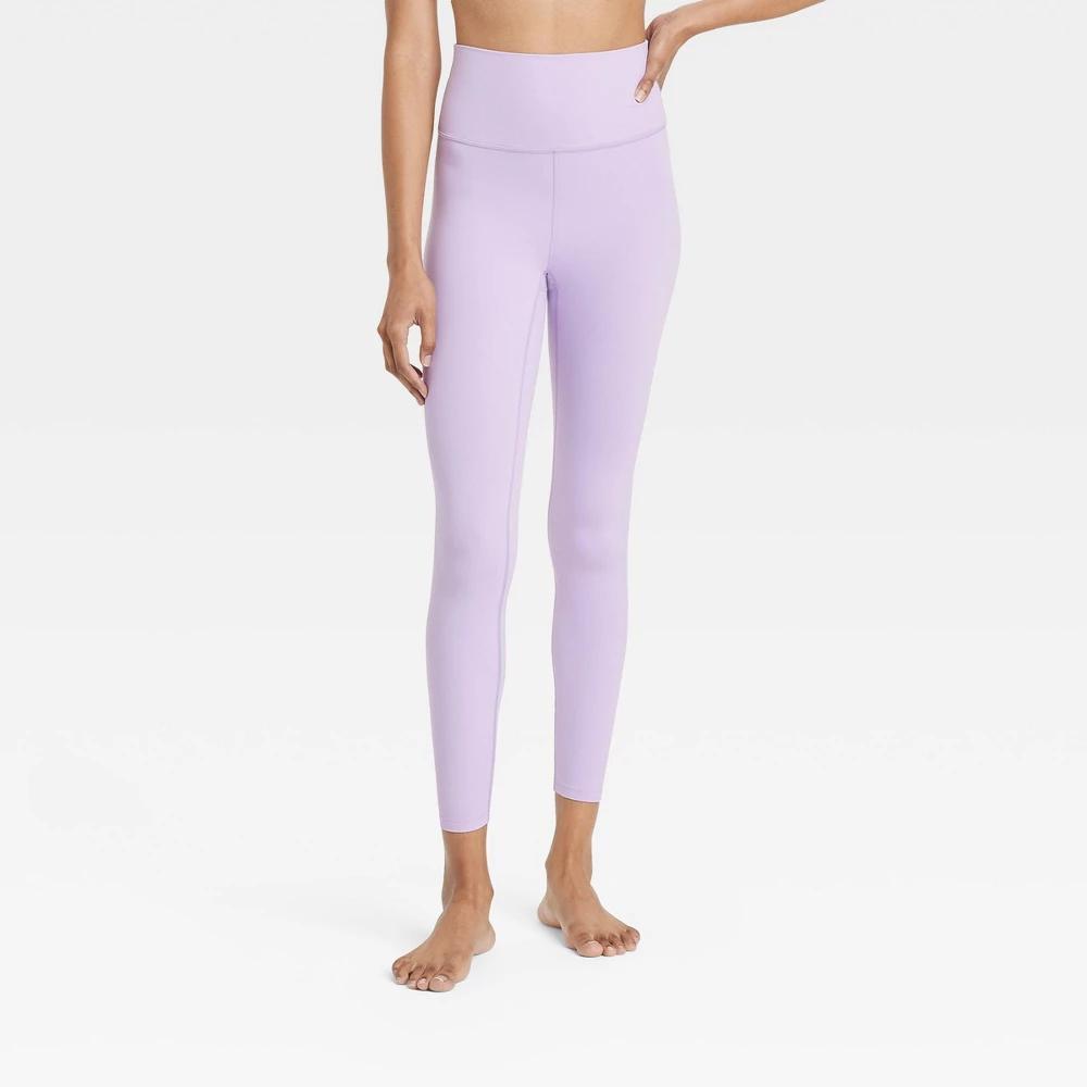 Womens Everyday Soft Ultra High-Rise 7/8 Leggings - All In Motion Light Purple XL Product Image