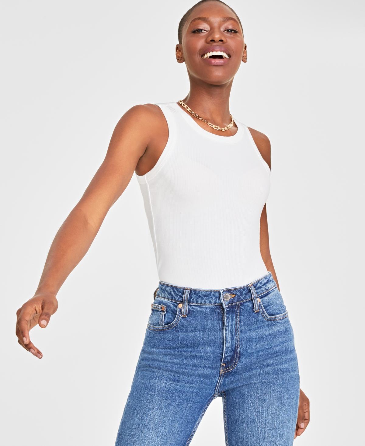 On 34th Womens Ribbed High-Neck Tank Top, Created for Macys Product Image