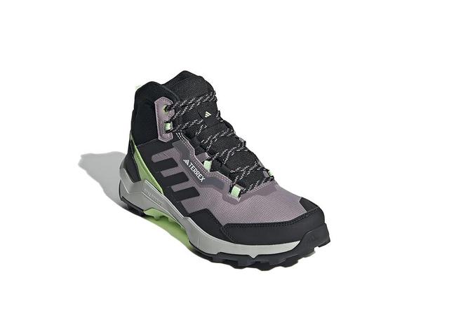 adidas Outdoor Terrex AX4 Mid GORE-TEX(r) (Preloved Fig/Black/Green Spark) Women's Shoes Product Image