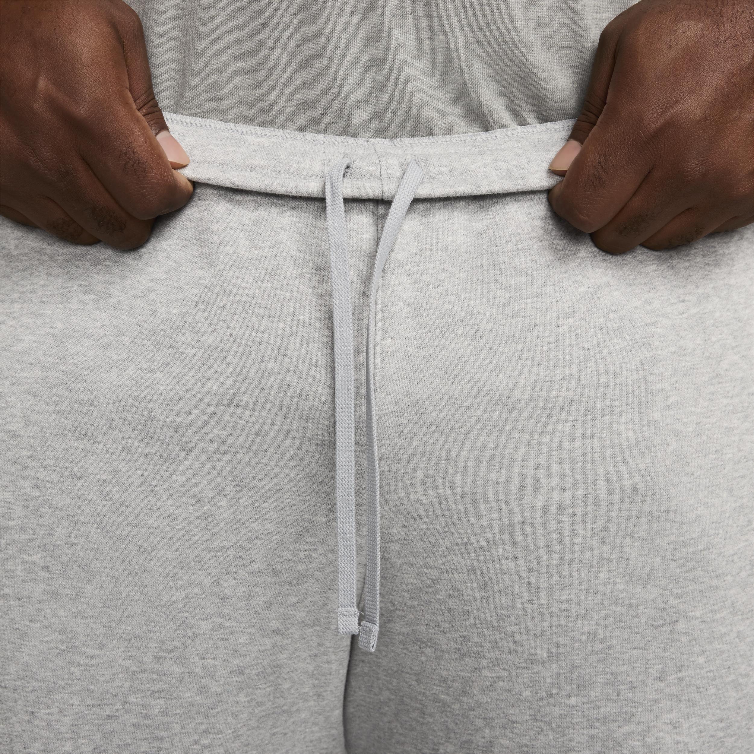 Nike Mens Nike Club BB Fleece Bungee Pants - Mens Grey/Grey Product Image