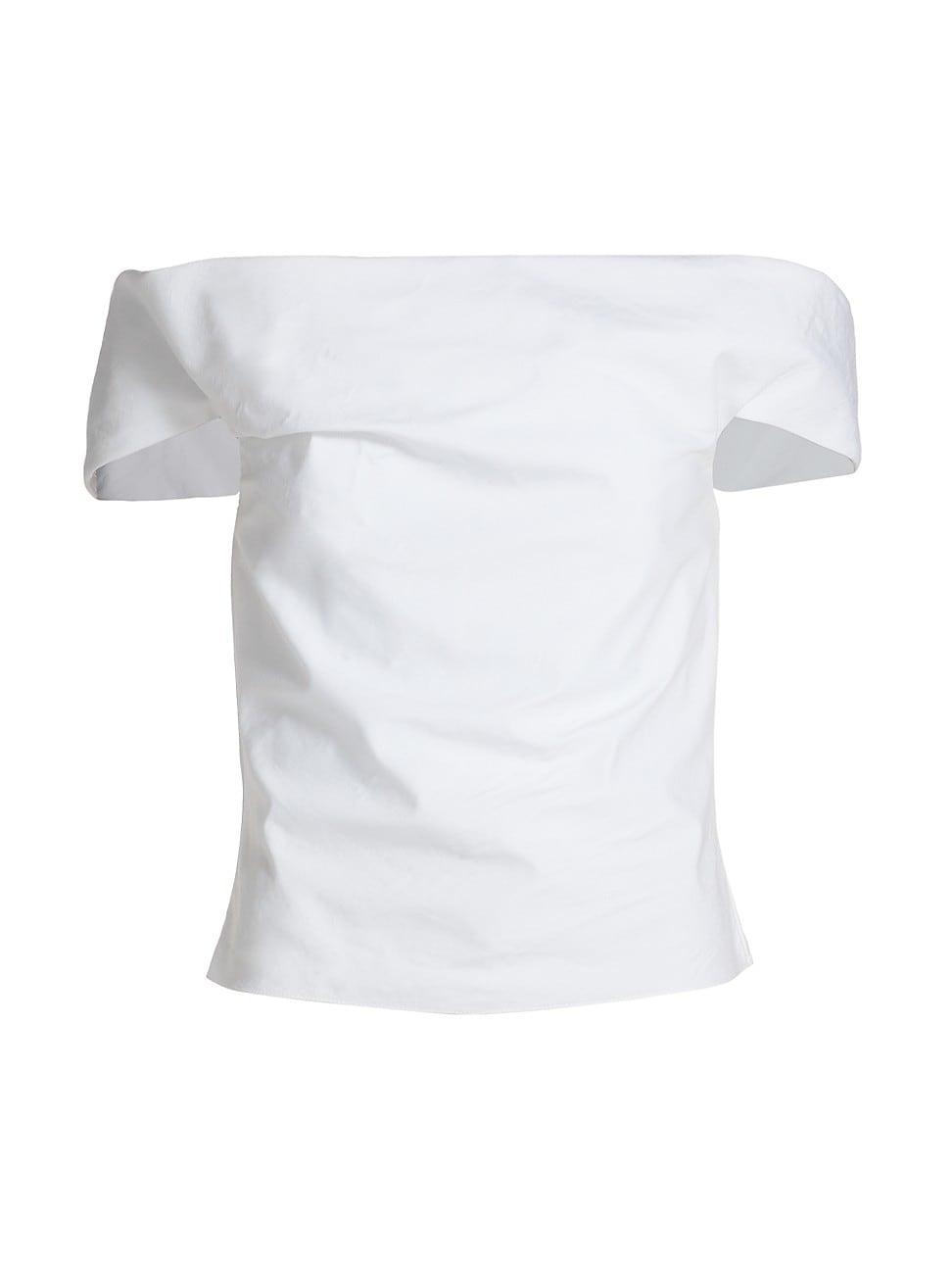 Womens Cant Bare It Cotton Poplin Top Product Image