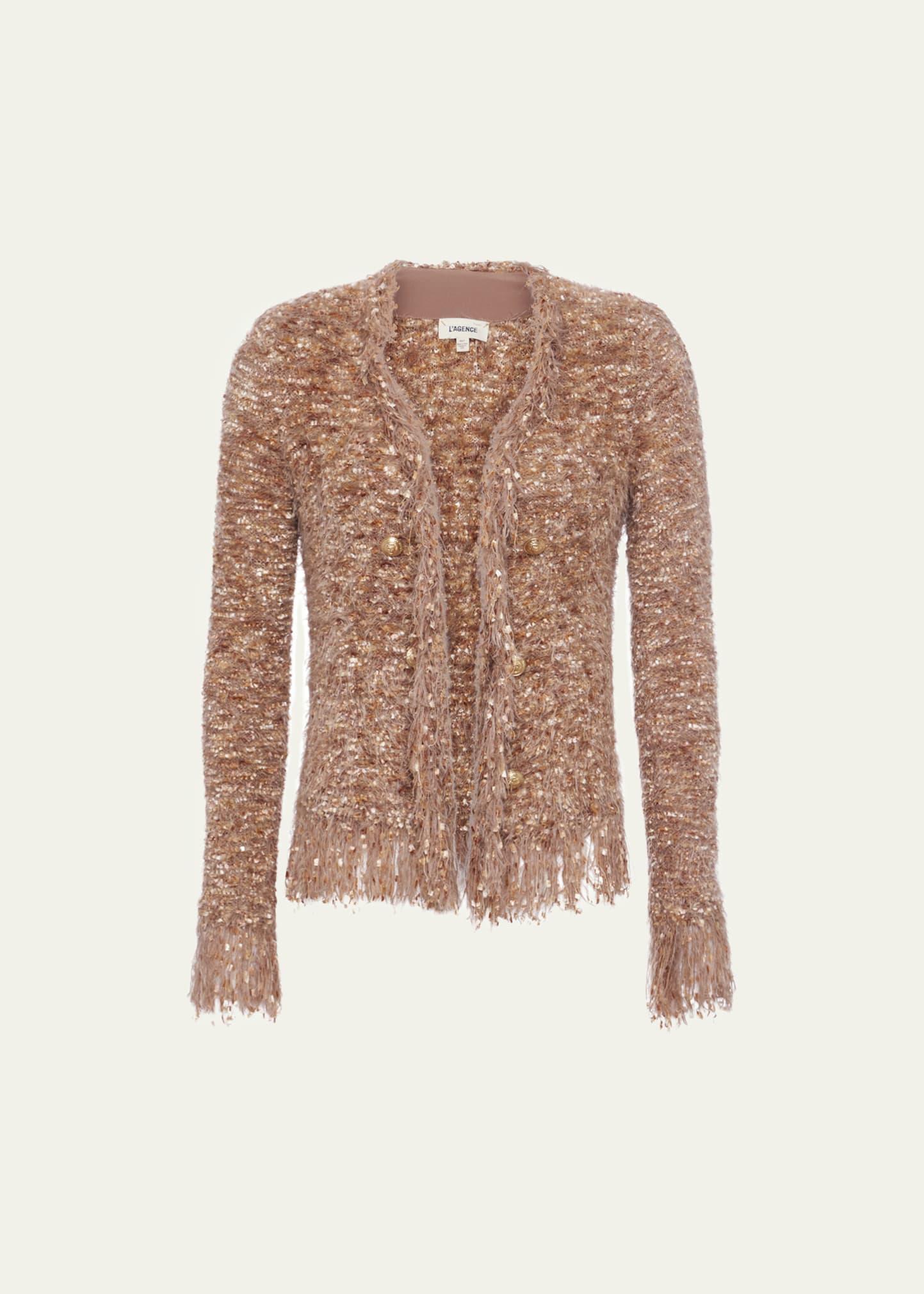 L'AGENCE Azure Cardigan Blazer Tan. (also in ). Product Image