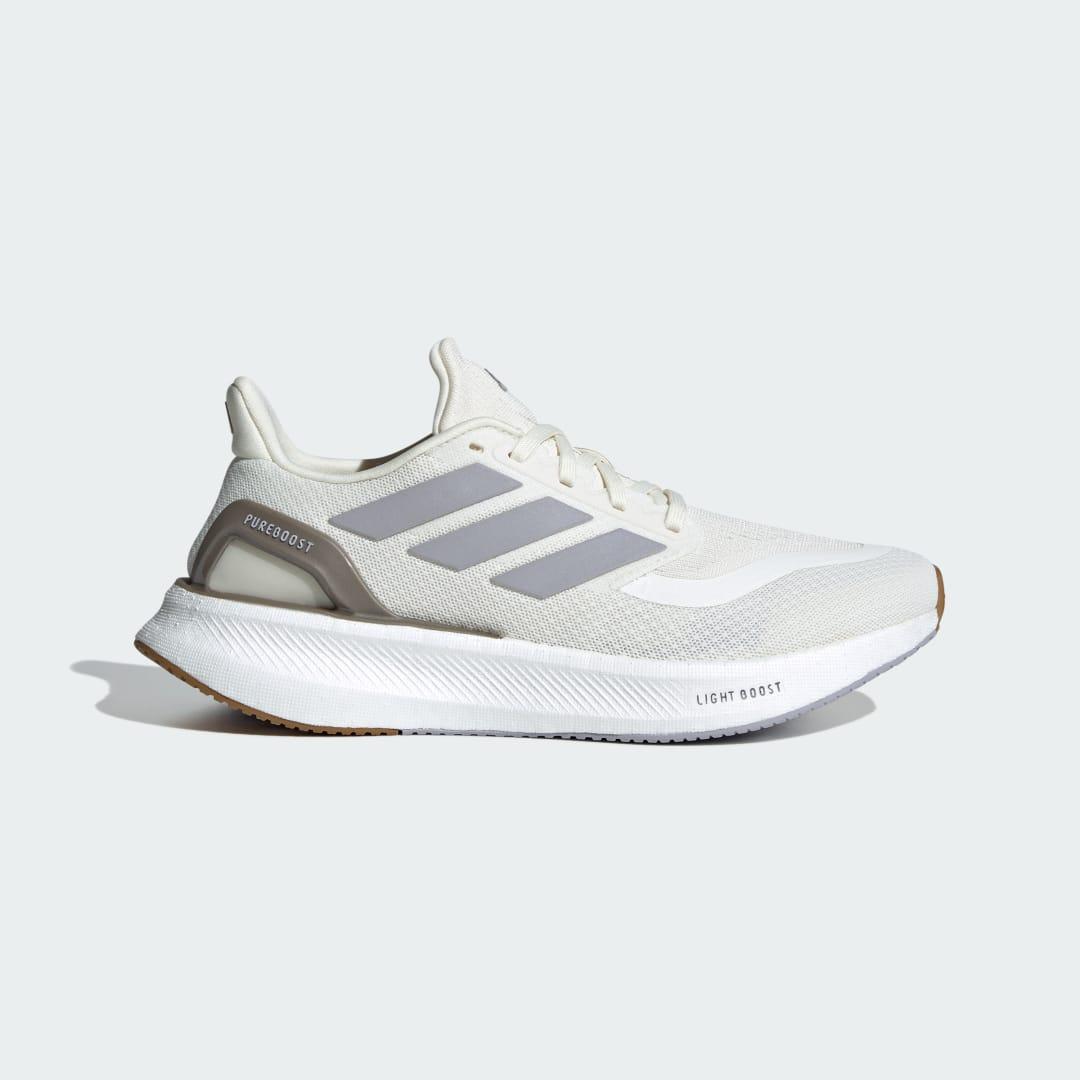 adidas Pureboost 5 Running Shoes Core White 7 Womens Product Image