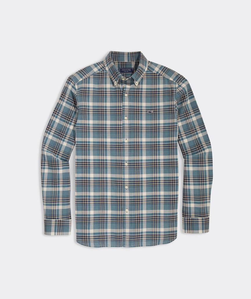 Cotton Madras Plaid Shirt Product Image