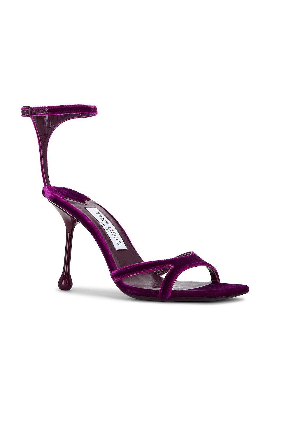 Jimmy Choo Ixia 90 Sandal in Purple Product Image