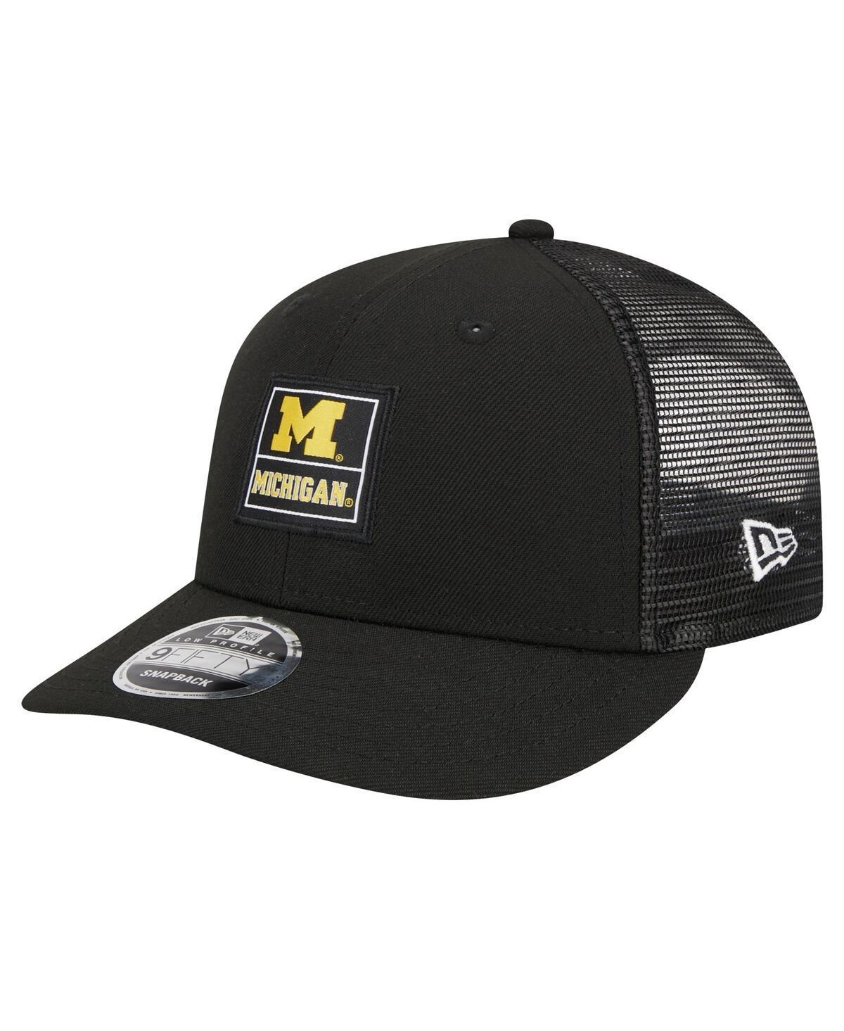 New Era Mens Black Michigan Wolverines Labeled 9Fifty Snapback Hat Product Image