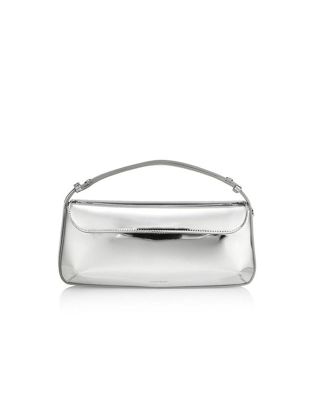 Womens Sleek Mirror Baguette Bag Product Image