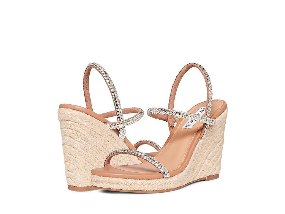 Steve Madden Udell-R Wedge Sandal (Rhinestone) Women's Shoes Product Image