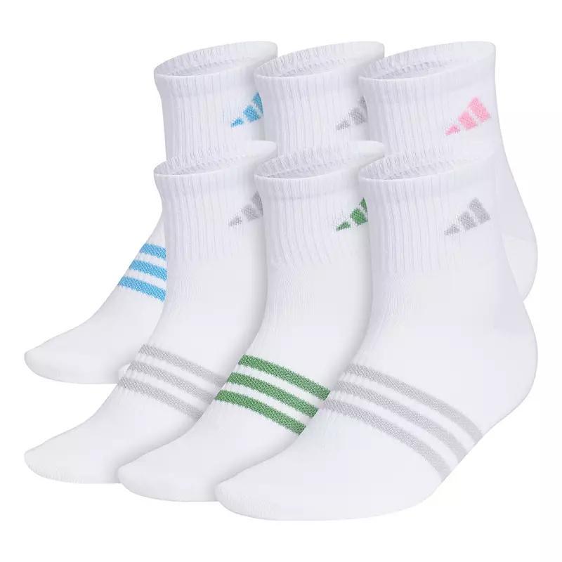 Womens adidas Superlite 3.0 6-Pack Quarter Socks Product Image