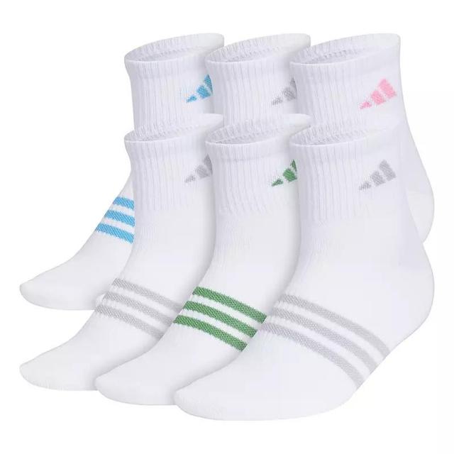 Womens adidas Superlite 3.0 6-Pack Quarter Socks Product Image