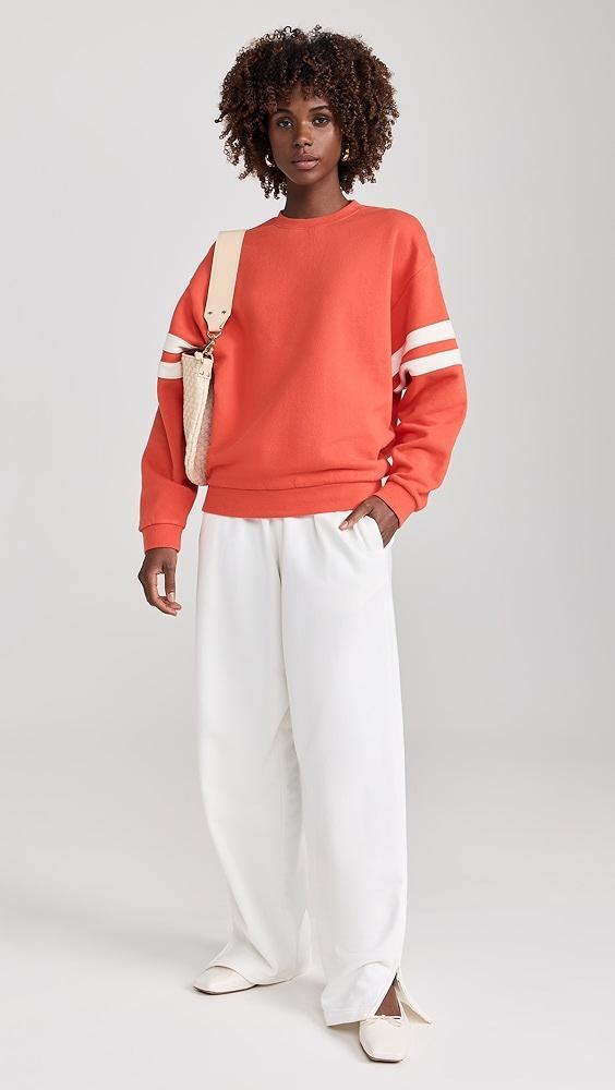 Clare V. Oversized Varsity Sweatshirt | Shopbop Product Image