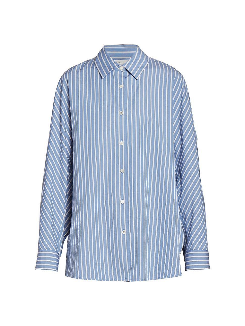 Womens Casio Pinstriped Cotton Shirt product image