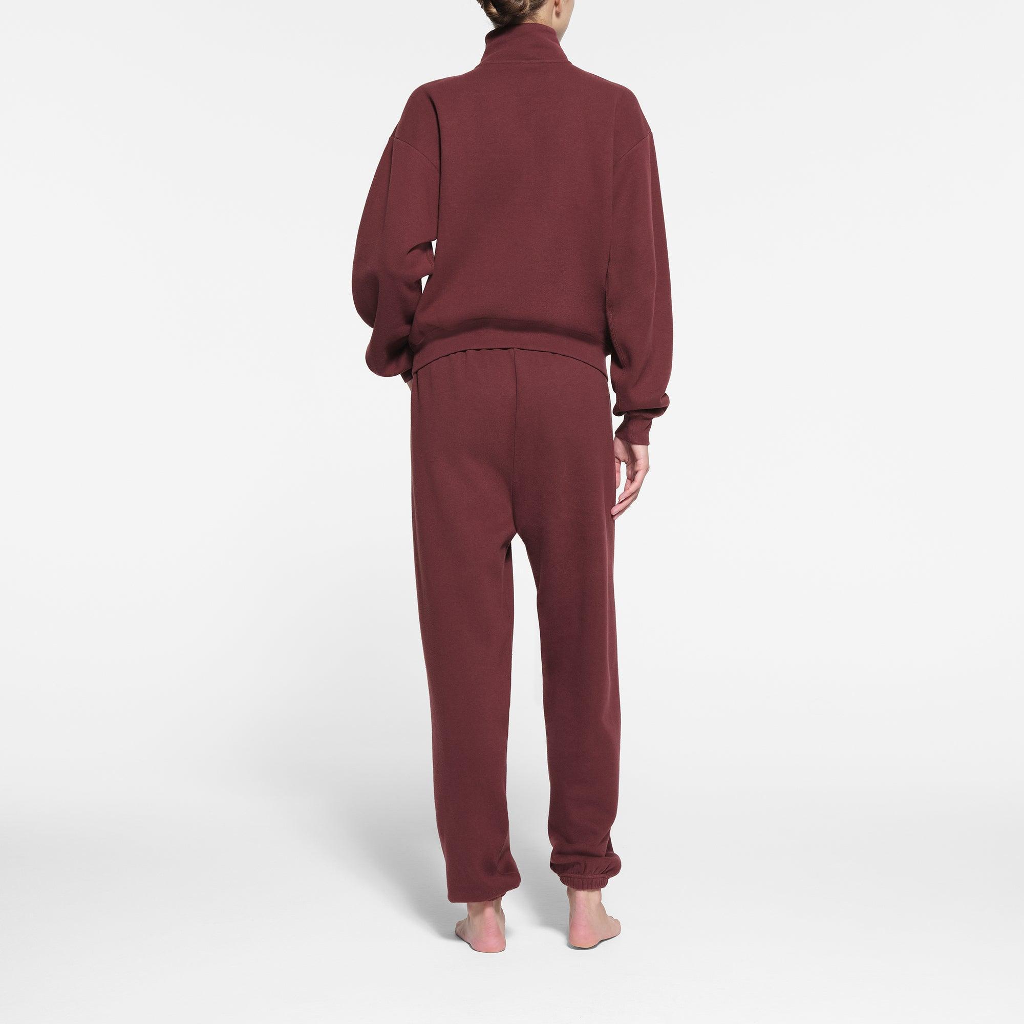 FRENCH TERRY SHRUNKEN HALF ZIP | IRON Product Image