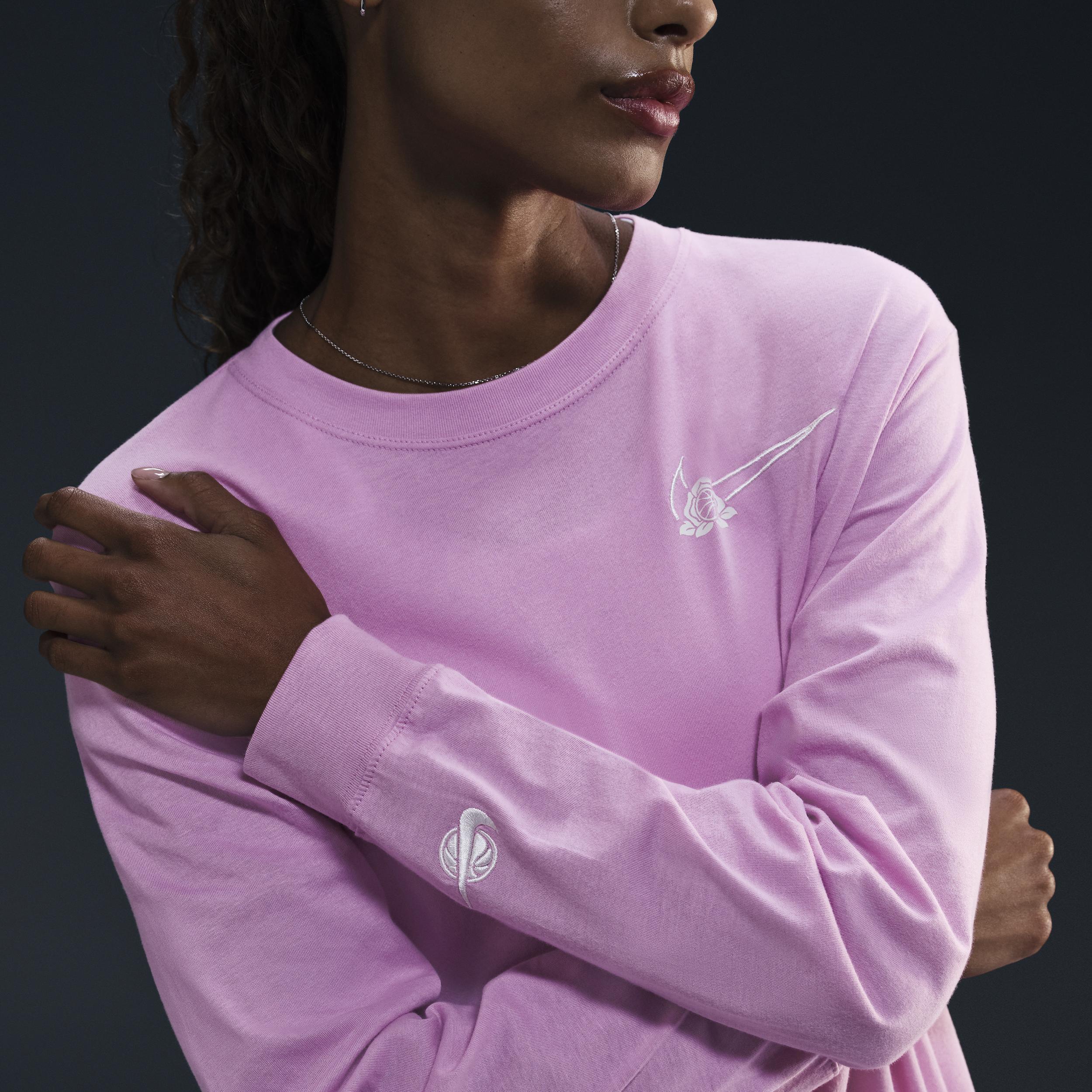 Nike Women's Long-Sleeve Graphic Basketball T-Shirt Product Image