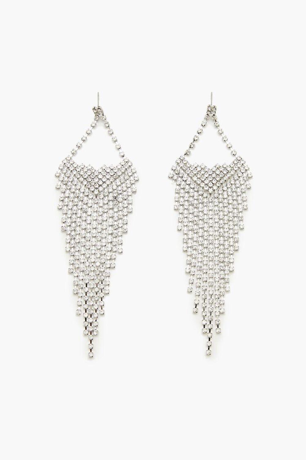 Rhinestone Chandelier Earrings | Forever 21 Product Image