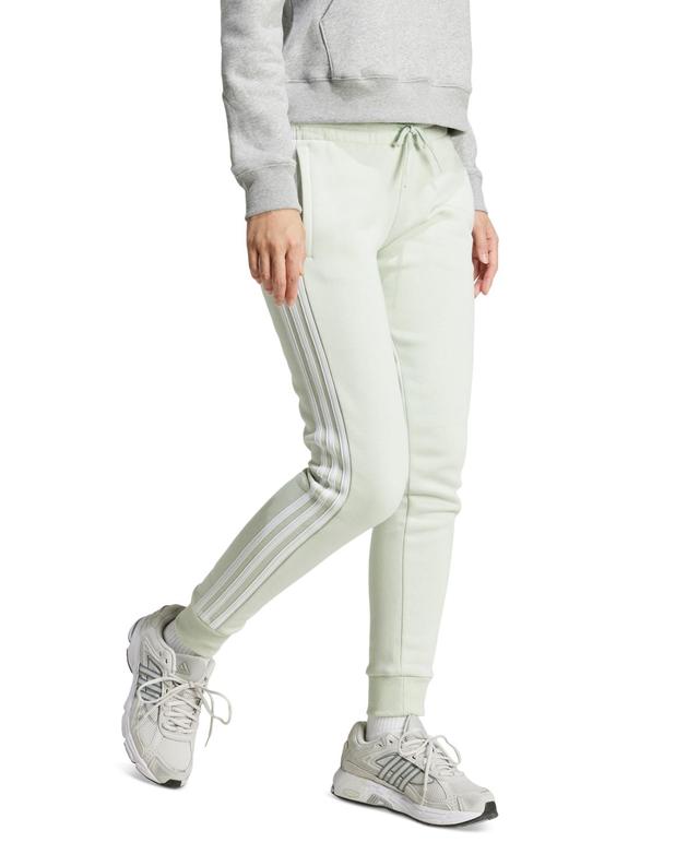 Womens adidas Sportswear Essentials 3-Stripes Fleece Pants Product Image