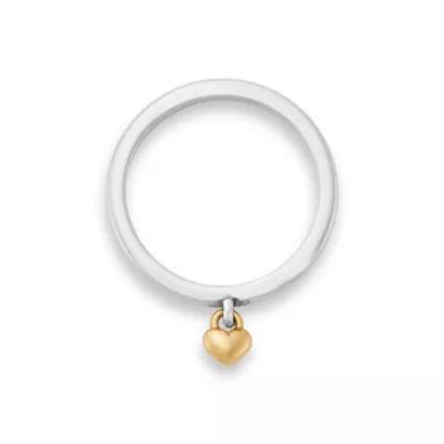 Petite Heart of Gold Dangle Ring Product Image