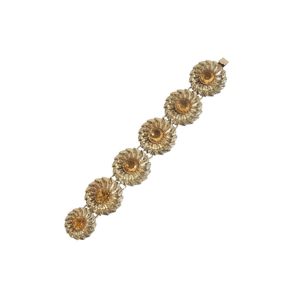 Sohi Womens Sunflower Tennis Bracelet Product Image