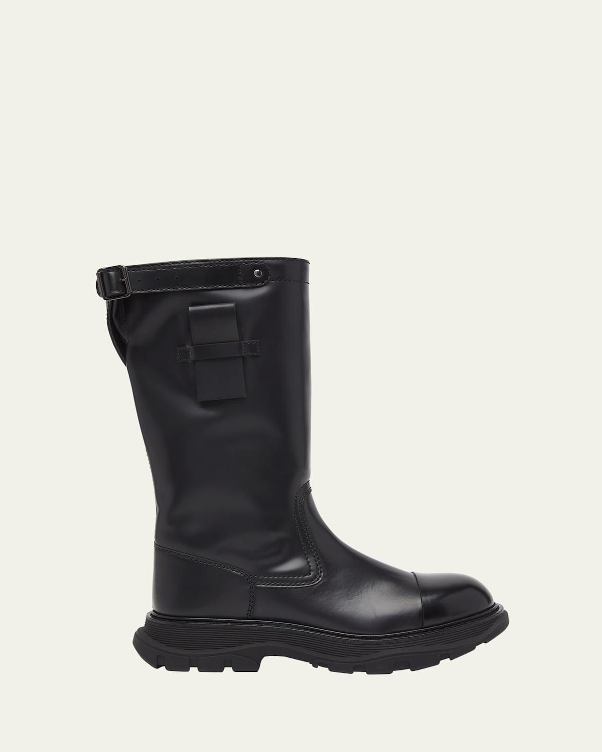 Men's Tread Leather Workwear-Sole Tall Boots Product Image