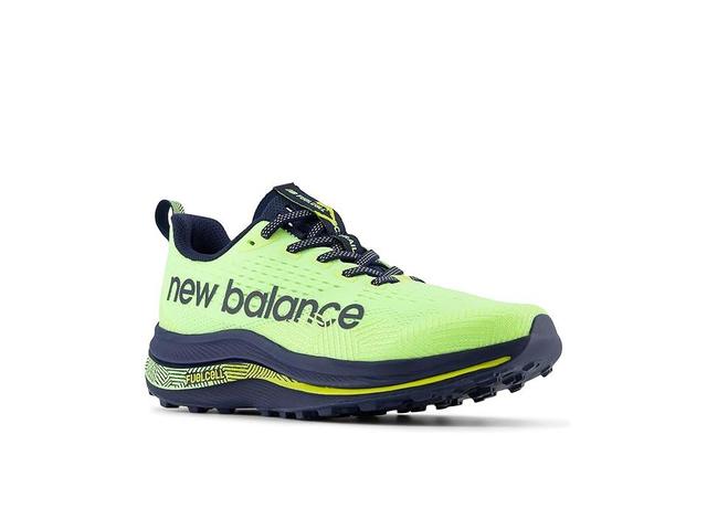 New Balance FuelCell SuperComp Trail (Bleached Lime Glo/NB Navy) Women's Shoes Product Image