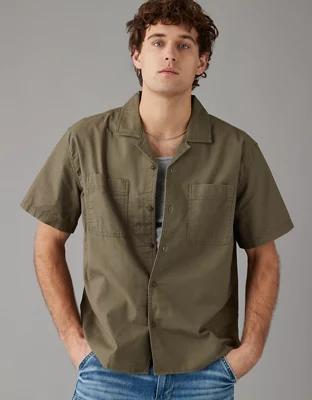 AE Button-Up Poolside Shirt Product Image