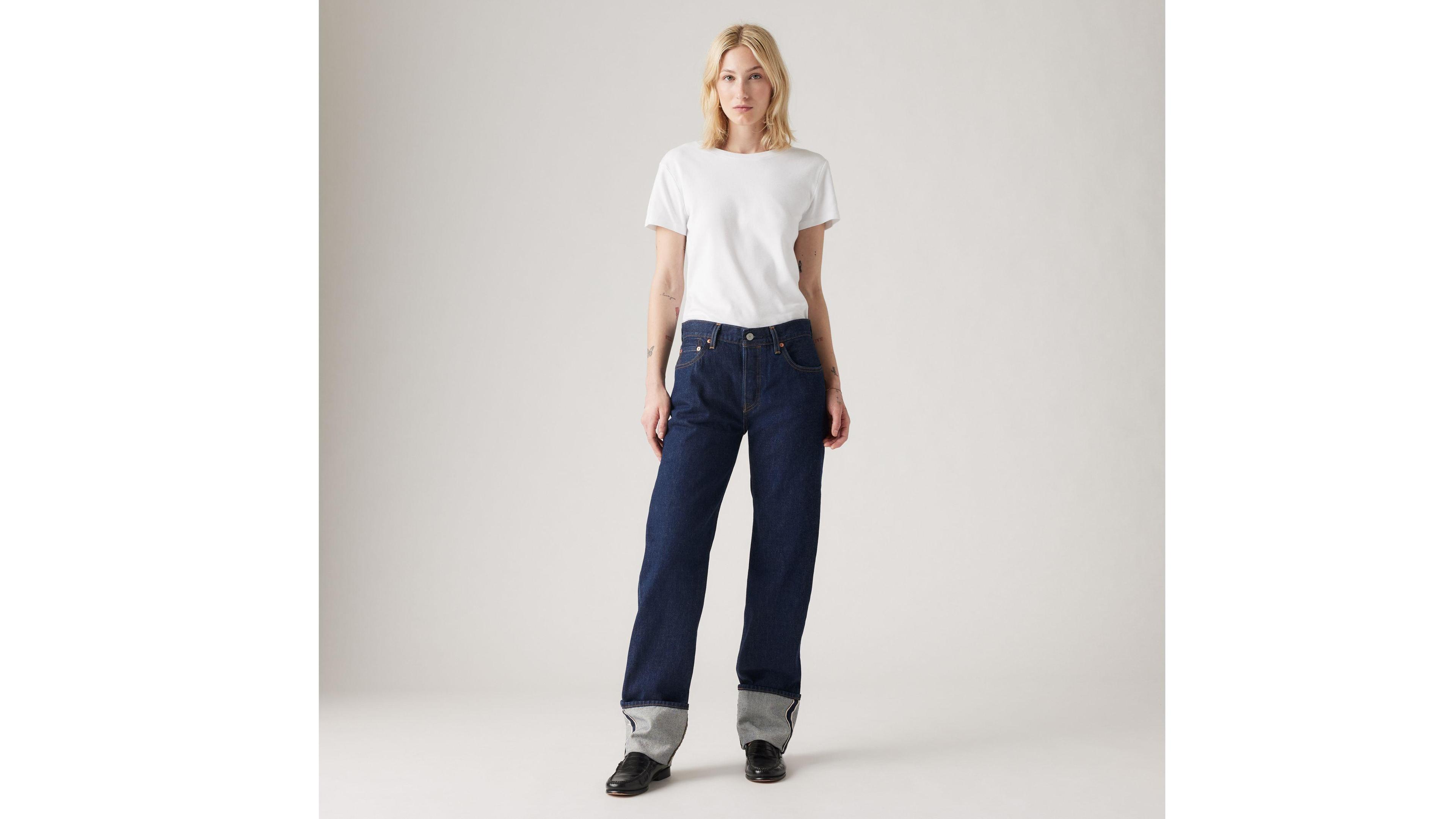 501® '90s Cuffed Selvedge Women's Jeans Product Image