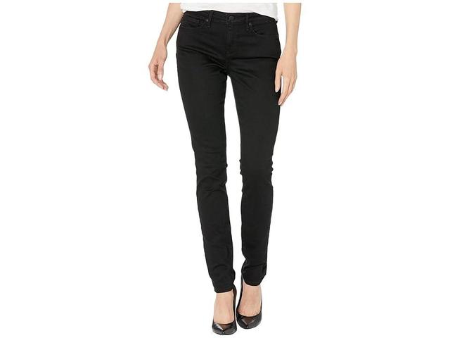 NYDJ Alina Skinny Black) Women's Jeans Product Image