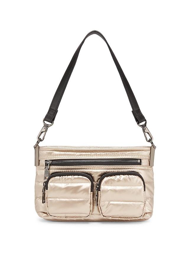 Womens Double Trouble Metallic Crossbody Bag Product Image