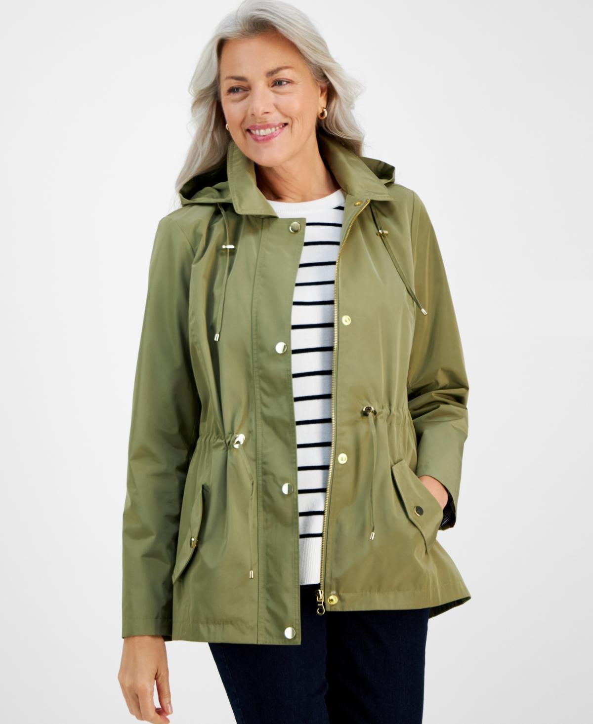 Style & Co Womens Hooded Anorak-4X, Created for Macys Product Image