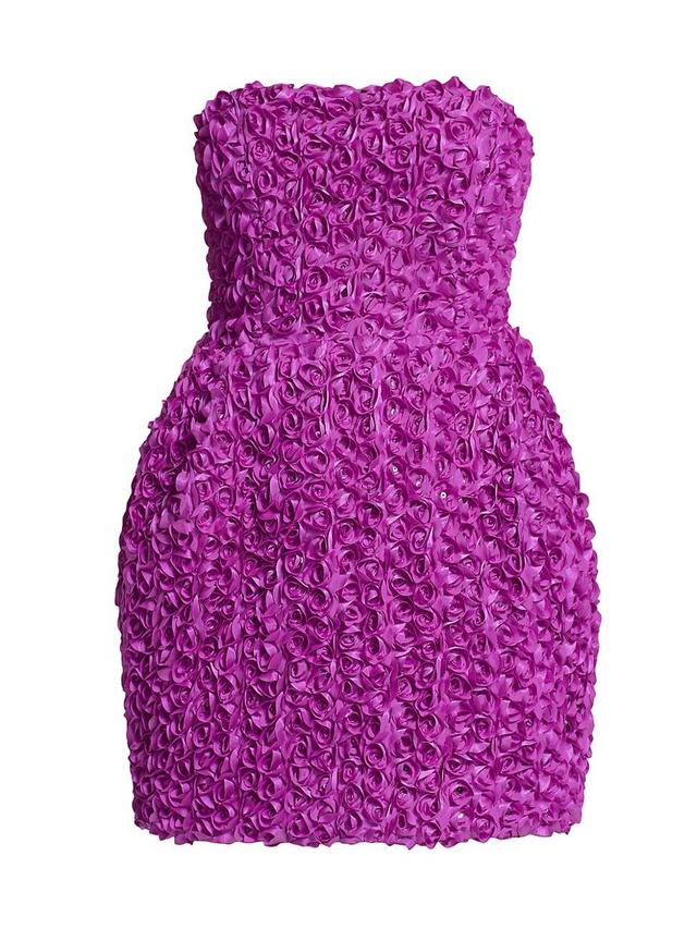 Womens 3D Flower Minidress Product Image