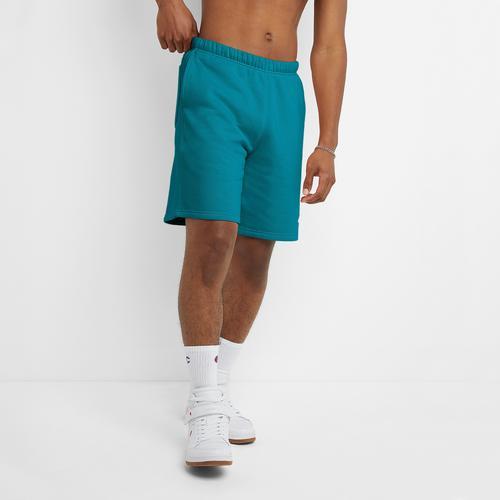 Champion Mens Champion Classic Fleece Shorts - Mens Teal Product Image