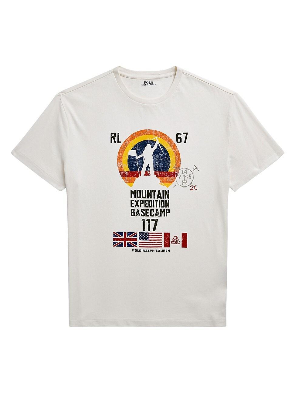 Mens Mountain Climbing Graphic T-Shirt Product Image