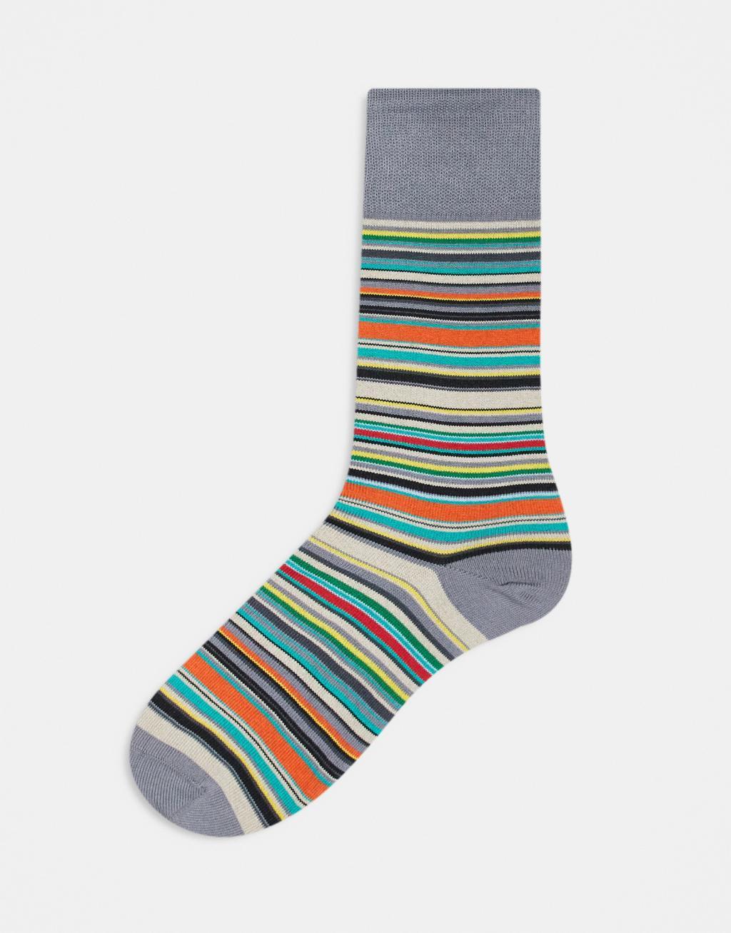 Paul Smith signature socks in multi Product Image