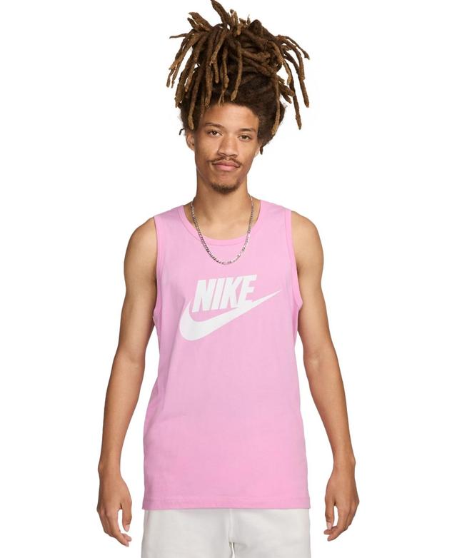 Nike Mens Sportswear Logo Tank Top - White Product Image