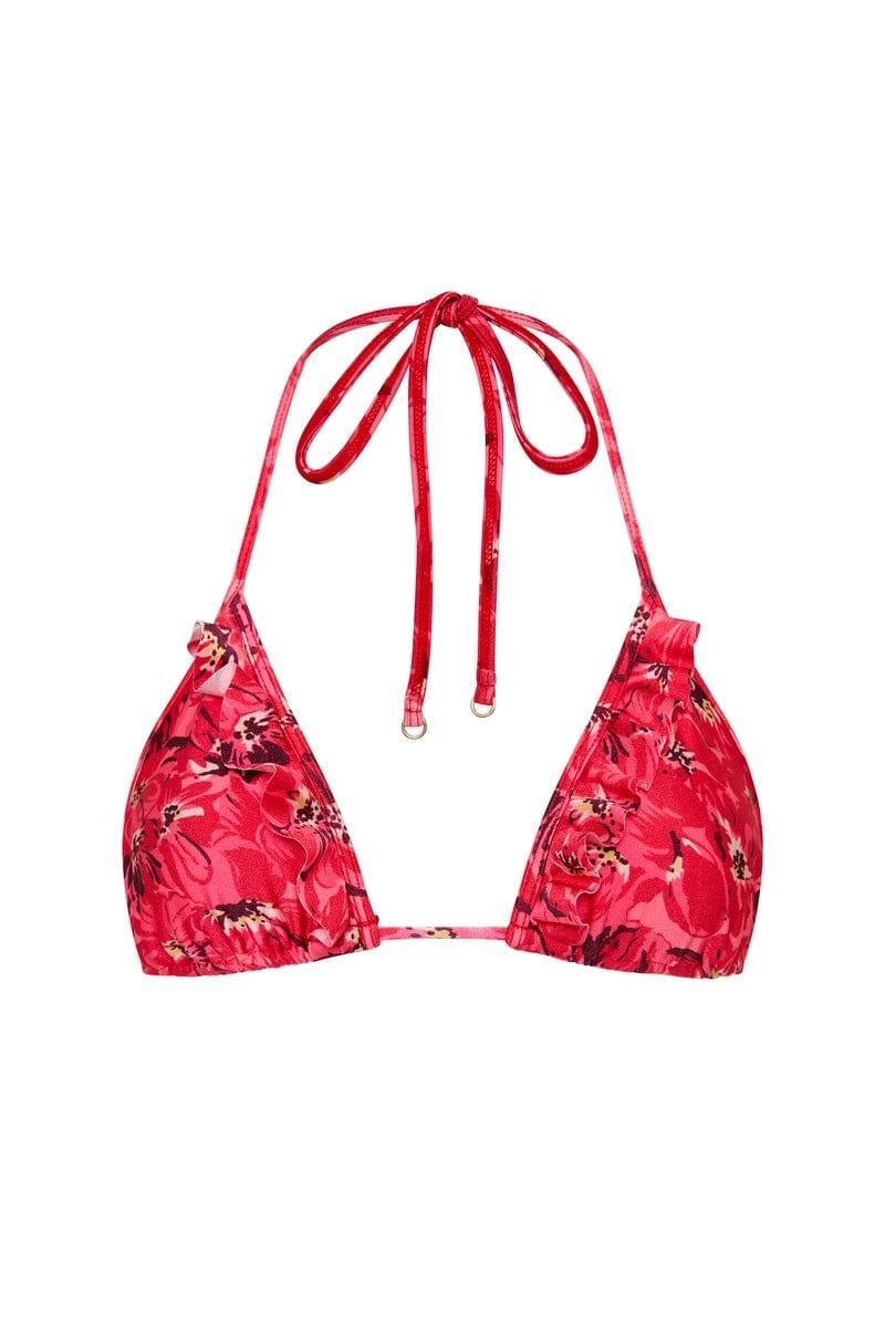 Carmen Bikini Top El Limon Floral Pink - Final Sale Product Image