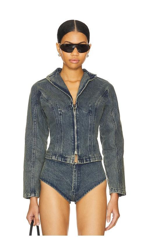 Denim Fitted Jacket product image