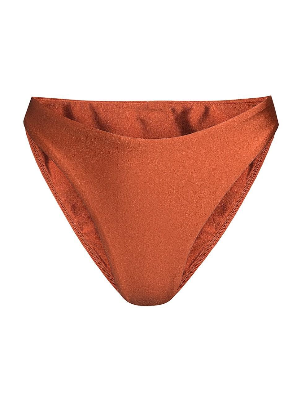 Womens Margot Gloss Bikini Bottom Product Image