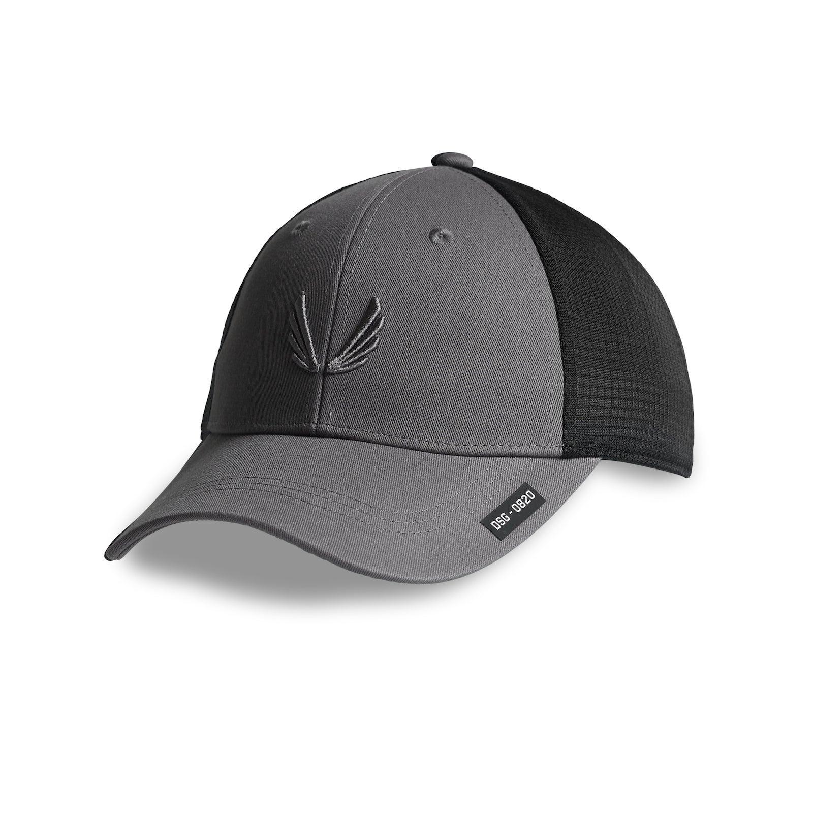 0820. Cotton Mesh Snapback - Grey/Grey "Wings" Product Image