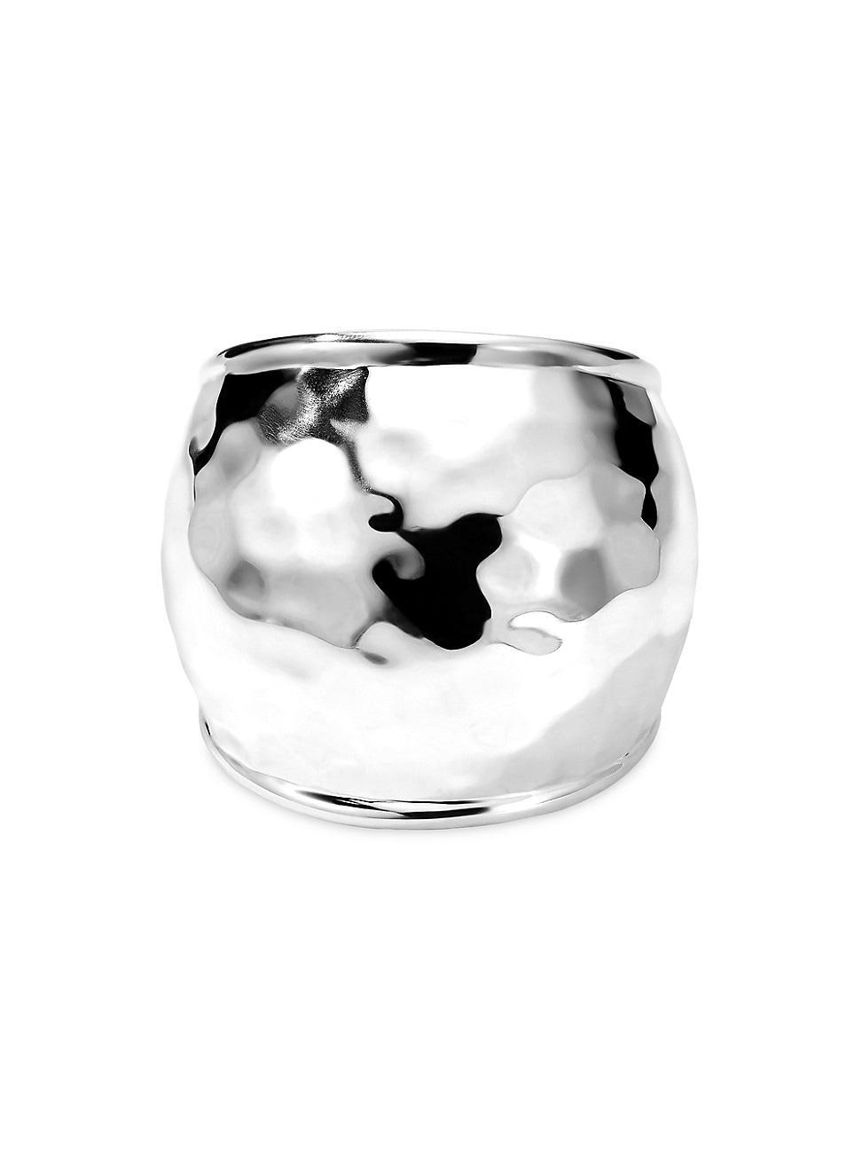 Womens Goddess Sterling Silver Wide Ring Product Image