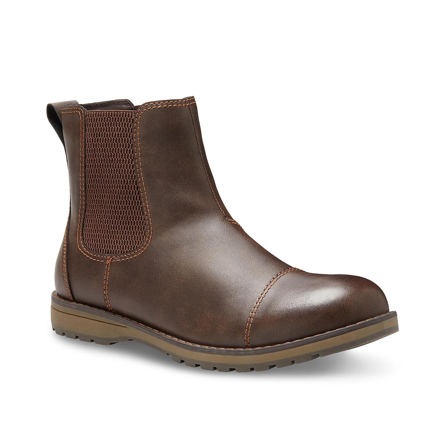 Eastland Mens Drew Chelsea Boots -BROWN Product Image