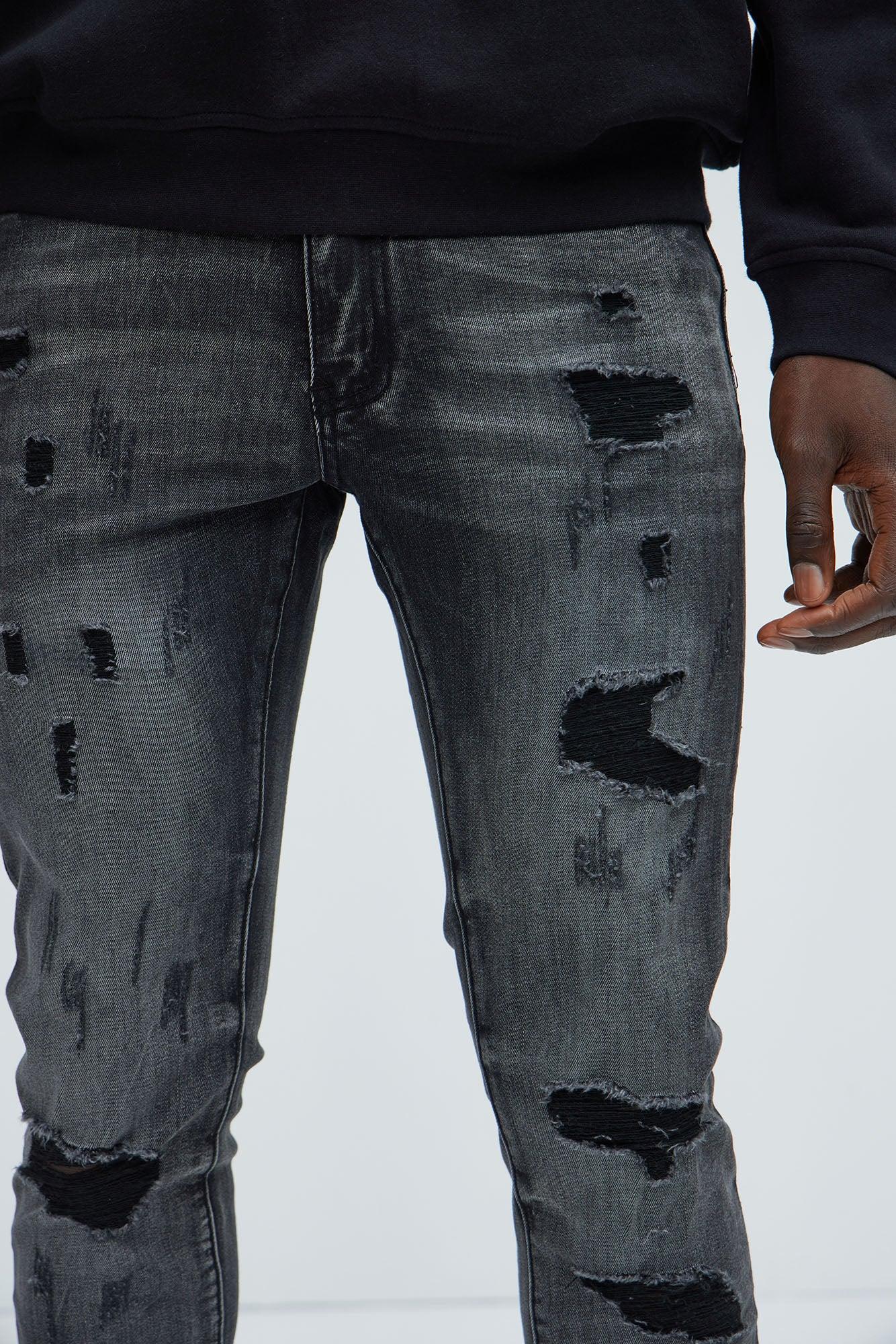 You Got That Ripped Skinny Jeans - Black Wash Product Image