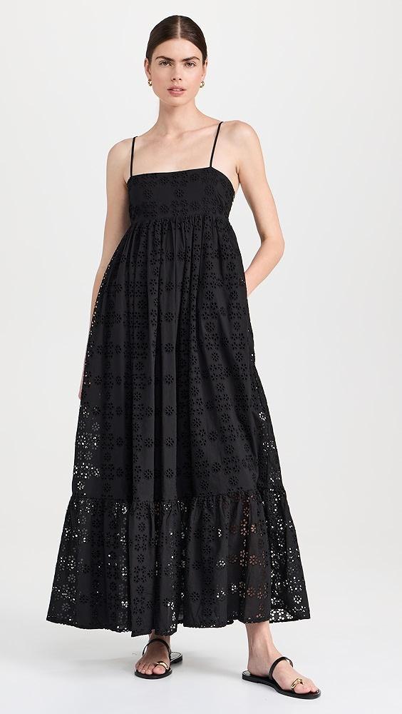 English Factory Embroidered Cotton Sleeveless Maxi Dress | Shopbop Product Image