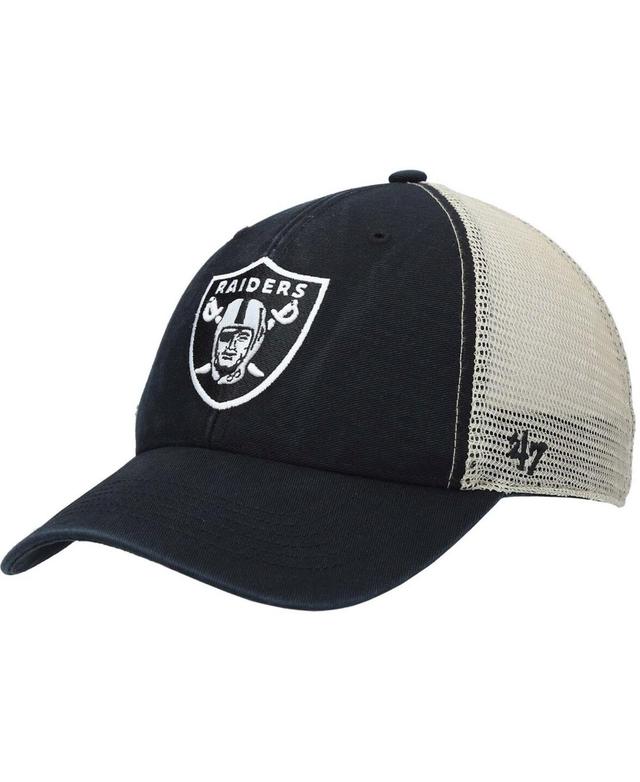 Mens 47 Black Las Vegas Raiders Flagship MVP Snapback Hat Product Image