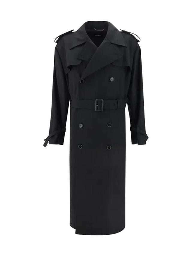 Trench Coat In Nero Product Image