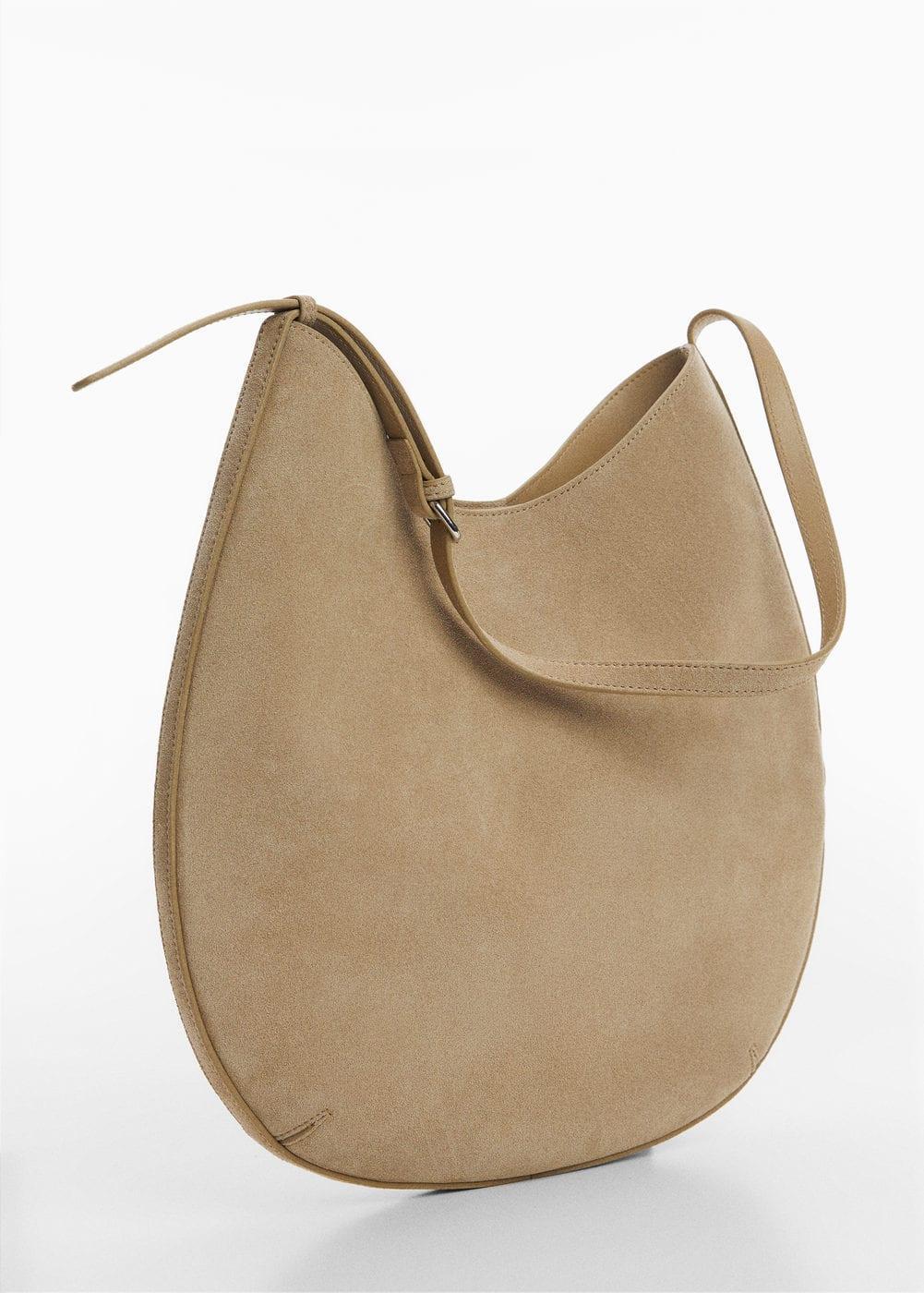 MANGO - Leather shoulder bag - One size - Women Product Image