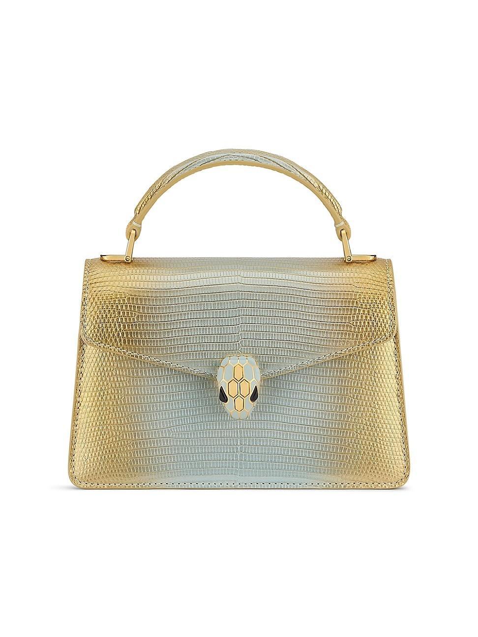 Womens Serpenti Forever Lizard Top Handle Bag Product Image