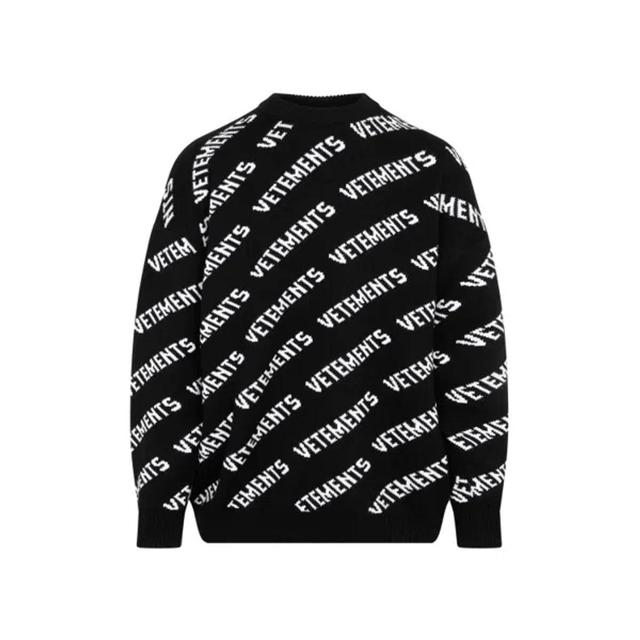 VETEMENTS Wool Sweatshirt In Black Product Image